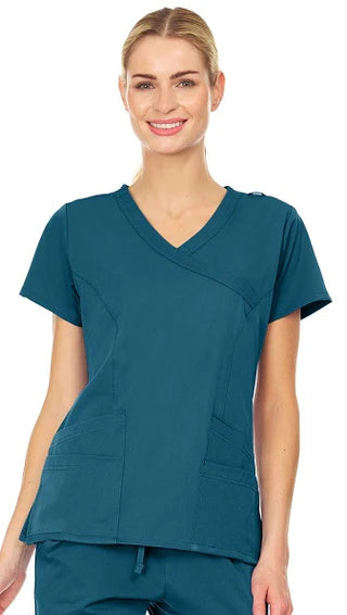 Licensed Stretch Scrub Top