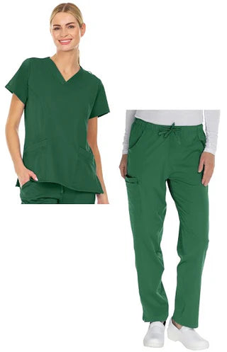 Licensed 4 Way Stretch Cargo Scrub Pant Sets