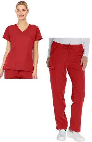 Licensed 4 Way Stretch Cargo Scrub Pant Sets