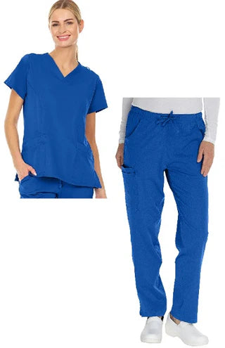 Licensed 4 Way Stretch Cargo Scrub Pant Sets