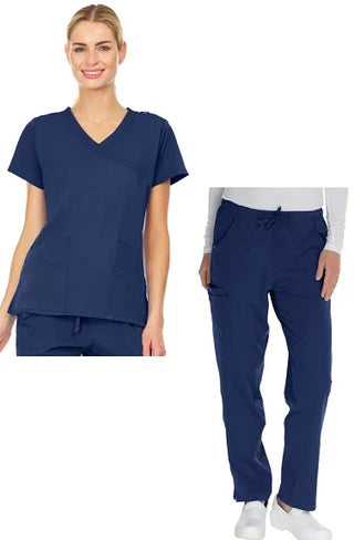 Licensed 4 Way Stretch Cargo Scrub Pant Sets