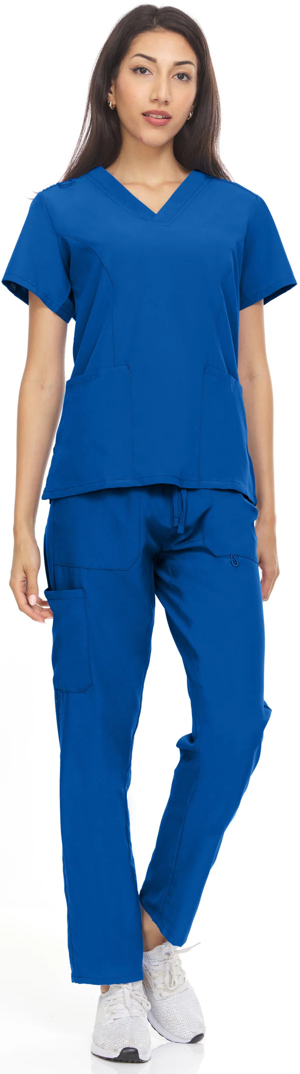 Straight Leg Cargo Stretch Scrub Set